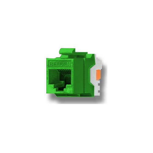 JACK RJ45 CAT6, VERDE (MDVO)